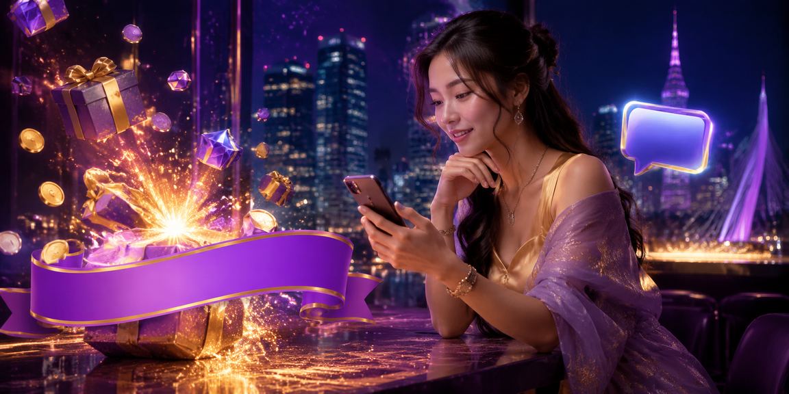 Người dùng TP.HCM trải nghiệm casino trực tuyến trên điện thoại di động ban đêm với ánh đèn neon rực rỡ